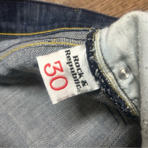 Rock & Republic LONG Sz.30 jeans in mint/new condition- these are in pristine c - Picture 5 of 12